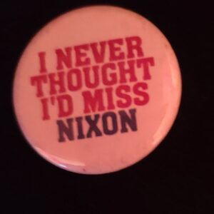 Jill Wine-Banks Instagram - Joining @aliciamenendezxo tonight at 5 ct/6 et wearing this #JillsPin. The numerous comparisons between Nixon and Trump make me miss Watergate, Nixon and the era of bipartisanship and justice.