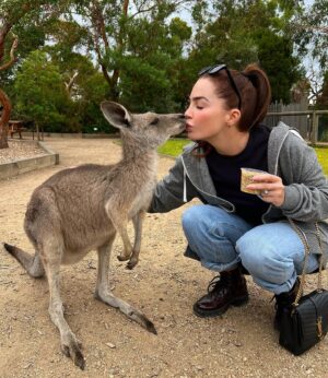 Jillian Murray Instagram - You know us, just another day sexually harassing wildlife 🦘