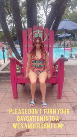 Jillian Rose Reed Instagram - ☀️ Daycation, all I ever wanted! ☀️ another successful pool day with @resortpass in the books! 😎 since we don’t have a pool, Marty and I have been using #ResortPass to cool off in the summer year for the last few years! We’re so excited to partner with them and show you how EASY it is to feel like you’re on vacation🏝️ResortPass offers day passes, cabanas, and spa access at the world’s best hotels and resorts. You can enjoy the amenities without staying overnight or leaving town, my dream 🩵☀️ #ResortPassPartner @hiltonuniversal