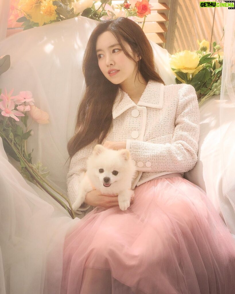 Jin Se-yeon Instagram - ⠀ #헤이마리 #헤이마리5월호 ⠀ 레오와 예쁜 추억 만들었어요🐶❣️