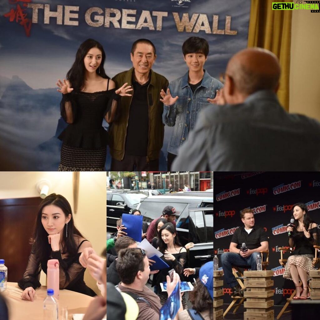 Jing Tian Instagram - #ThrowbackThursday to being in NYC for #NYCC! @thegreatwallmovie is in theaters February 17! #TheGreatWall #TBT #JingTian #NYCC2016