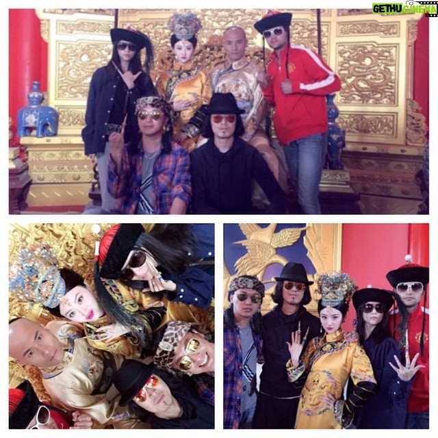 Jing Tian Instagram - Some fun photos from the set of a Chinese TV show called "Jade Empress"… My team loves to joke around!