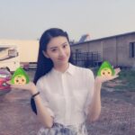 Jing Tian Instagram - Non-breaking Dragon Boat Festival Holiday～ Picture of “having” rice-pudding on set… We have sweat ones and we have salty ones，now who's the winner this year?