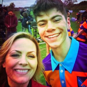 Jo Joyner Instagram - So many happy memories of making this chaotic, creative and vibrant show that I’m proud to have been a part of. These photos are from 4 years ago when I first set out on my Ackley journey. There’s more coming to your screens soon. Shot before and during the pandemic- so look out for the teenagers that grew 2 foot during lockdown! Some great new faces and a new format joins us. I’ll miss living with my sisters @amy_lhickman @isunetra - We kept each other going so far from home and always will. #ackleybridge