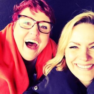 Jo Joyner Instagram - So many happy memories of making this chaotic, creative and vibrant show that I’m proud to have been a part of. These photos are from 4 years ago when I first set out on my Ackley journey. There’s more coming to your screens soon. Shot before and during the pandemic- so look out for the teenagers that grew 2 foot during lockdown! Some great new faces and a new format joins us. I’ll miss living with my sisters @amy_lhickman @isunetra - We kept each other going so far from home and always will. #ackleybridge