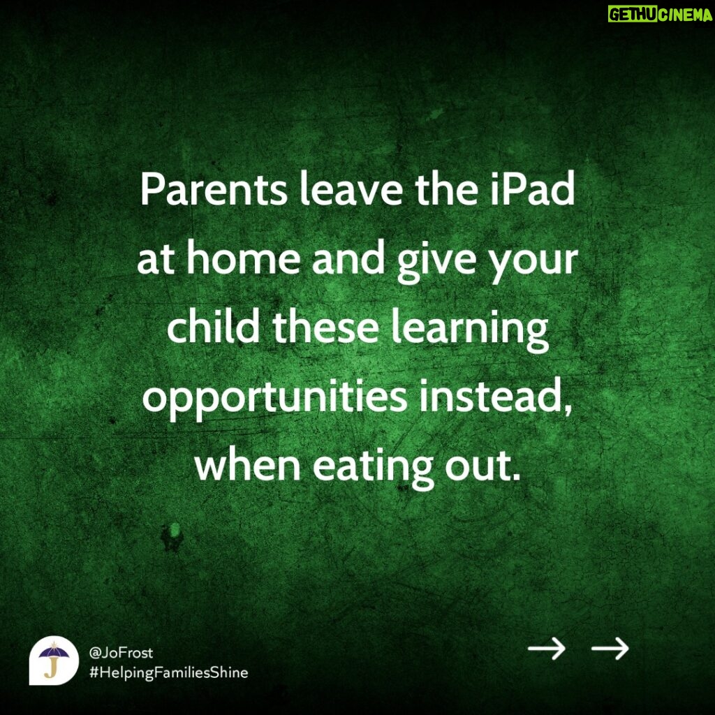 Jo Frost Instagram - Magic happens when we stop being too overly dependent. 🍽 For more parental advice check out Jofrost.com #HelpingFamiliesShine💫
