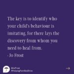 Jo Frost Instagram – Food for thought this week, take your time to reflect on this post. When we can be more compassionate to ourselves through our process of growth and healing it will also allow us to show up for our children more conciously aware. Let us support eachother through the rest we need the time we need. 
What are your thoughts?

#Helpingfamiliesshine💫