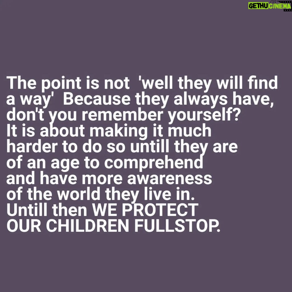 Jo Frost Instagram - It's decision time, by the way, not making one,is making one. Make mature decisions, for your children's sake,they have a lifetime,so give them Teen time & for those parents handing over their phones from infants upwards scrolling on social media,just stop, you are interfering and distracting the development of their brain....and you will see & they will suffer the detriment of that unfold as early as the toddler years. Make the right choice parents, for your children's well being,do the right thing, please. Jo xx