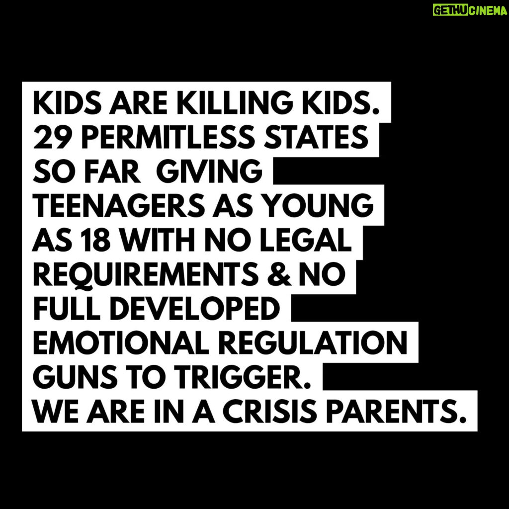 Jo Frost Instagram - These states have made it clear they support the gun lobby NOT OUR CHILDREN, not the people! No permit, puts so many of our young teenagers in danger. Those in DV relationships, those in vulnerable communities those whos homes are unsafe due to neglectful parents who leave guns around their toddlers. Suicide rates increased with teens, mental health increased,young teens who carry their egos on their sleeve,not wanting to lose face. The safety of our living environments are NOT safer with more guns! Parents you have such a tough job on your hands, like theres not enough stress already , it is gonna have to start as I always say at home, how you raise your kids, the responsibility you uphold because these governments are not looking after your children AND parents have no issue with these polices either.....they care about money over children's lives. My heart weighs heavy for all the families who know that doing the right thing is NOT this. How many children, when is enough... - Jo 💔