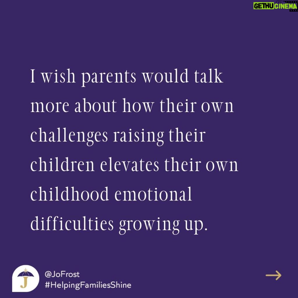 Jo Frost Instagram - Food for thought this week, take your time to reflect on this post. When we can be more compassionate to ourselves through our process of growth and healing it will also allow us to show up for our children more conciously aware. Let us support eachother through the rest we need the time we need. What are your thoughts? #Helpingfamiliesshine💫