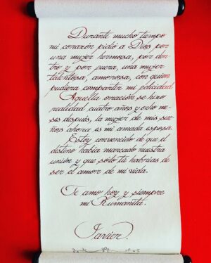 Joana Benedek Instagram - #JJNuestraBodaDeAmor

Sólo tú puedes ser tan romántico, amoroso, educado, fino y congruente, con todo lo que me prometiste y siempre cumpliste! 

Desde el 5 de agosto 2022 empezó nuestra historia matrimonial, cuando nos unimos por la ley y que también confirmamos, ante Dios El Cristo Amado, recibiendo Su bendición el pasado 4 de noviembre 2022. 
Gracias por todo, amor de mi vida!
 
Por eso y más… mi amor por siempre, @javiervargas5496, @javiervargasel, te amo!💋
#Joana♥️♾💙J&J