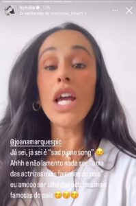 Joana Marques Instagram - Vejam lá se conseguem ajudar-me: alguém sabe o que é um copy? E agora uma mais difícil: alguém sabe o que é que a Ana Galvão fez à Rita Pereira? Caraca! 😉