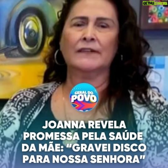 Joanna Instagram - Joanna revela promessa pela saúde da mãe: “Gravei um disco inteirinho dedicado a Nossa Senhora” . . . #geraldodopovo #geraldoluis #redetv #entretenimento #joanna #apadroeira #oração