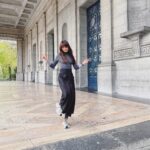 Joanne Peh Instagram - Dancing to my pink Cadillac. Gorgeous display of vintage automobiles, and a wealth of car history. But amongst them all, my heart was stolen by one. 😂 @autoworld_brussels