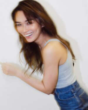 Joanne Peh Instagram - Comp card style. 

Back to the basics. Summer is a time where comfort precedes everything else. Where silk can be made to look like leather and denim.