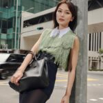 Joanne Peh Instagram - Happiness is always being on the move. @Prada #Prada #PradaGalleria