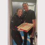 Joanne Wood Instagram - My kinda after party!…time with my peeps, some whisky all the way from Scotland and freshly made delicious pizza ❤️🥃 🍕 🏴󠁧󠁢󠁳󠁣󠁴󠁿 #teamwood #smallthings #nevergiveup #lastonebestone