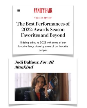 Jodi Balfour Instagram - It’ll probably fascinate me for the rest of my life - the serendipitous timing of this show and this role coming into my life as it did. But beyond the entanglement of art and life, the other thing I’ll keep coming back to is just the wild privilege of getting to tell this story, with these people.  From sweet baby Ellen Waverly, one of the first women to become an astronaut in our fictional 1970’s world, to twice elected President Ellen Wilson, the first woman and openly gay person to hold the office… the things we got to imagine together!? It still blows me away. Makes me emotional. The talent, love and care imbedded in this project is immense. The writers, actors and crew are truly a FAMily (started out as a cute little thing but stopped being a joke very quickly). I’ll forever-forever be grateful I got to be a part of it. Thank you for watching, if you did (keep going, duh!) and send a postcard to the ranch every now and then!? Pam and Ellen will miss you. xo @forallmankind_ 🌹