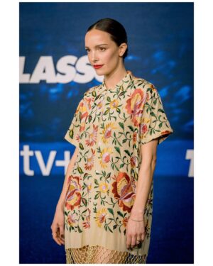 Jodi Balfour Instagram - Ted Lasso!!! wearing my utter obsessions @bode & @tabvintage 90’s Prada. Coming in hot… or, warm?.. from episode 4 • (most of these) Photos by @emmaeliza ♥️