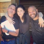 Jodi Lyn O'Keefe Instagram - Reunited with my boys @robert_knepperofficial and @amaurynolasco We are doing more laughing than rehearsing #bleed #bigscreen