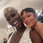 Jodie Turner-Smith Instagram – this met gala was a very special one for me… my first stepping out on my own. i had many thoughts after reading the short story that the theme was based on… but what i took away from it was a desire to represent both the power of nature and the delicacy of it. in nature, death is both an ending *and* a beginning. when you prune away that which is dead, new buds are free to grow. fitting, then, that the dress #DanielLee designed for me, full of english flowers, was deliberately bridal. white, representing a rebirth. a clean start. a recommitment to the most important relationship i will ever have, the relationship from which all others grow: my relationship with myself. it is through loving and honouring myself that i am able to love and honour my daughter, and teach her to do the same. 

i am ever changing, ever growing, always beginning… and FREE, to love better, stronger, more fiercely and fearlessly than i ever have 💞
THANK YOU ENDLESSLY, @burberry, for your support and your creativity and your love. can’t wait to see what’s next…!!!!!