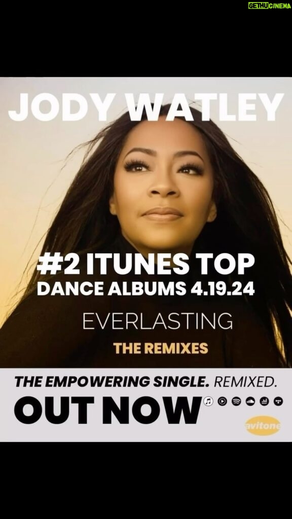 Jody Watley Instagram - Happy Monday ☀️✨😄Thank you for downloading and streaming my newest release “EVERLASTING- The Remixes” #2 iTunes Top Albums 4.19.24 🥰🎵🎶🎧💃🏾🕺🏻👯🪩 The legendary Quentin Harris @qlharris29 leads the charge with his BSF Re-Production, remixing the track with his signature musical touch. The “Everlasting” remix set also features an electro pop rework by French newcomer Slowz, a deep house favorite by NYC’s The Illustrious Blacks & Amara Jaguar ; a funky UK rave up by John “J-C” Carr and Gianpeiero XP’s anthemic Italo-house vibes. “EVERLASTING’ The Remixes features A&R by longtime colleague Bill Coleman of @peacebisquit . The company is a multi-tiered, Brooklyn-based company incorporating artist and producer representation, A&R consultancy, film and television music supervision, sound design as well as being a record company. The original was written and produced by Watley with longtime collaborator – soul and jazz musician Rodney Lee. Additional production by Italy’s renowned DJ/Remix producer Alex Di Ció. The single reached Top 5 in sales in various countries including the USA, UK and Italy. #JodyWatley #dancemusic #newmusic2024 Wattage ✨