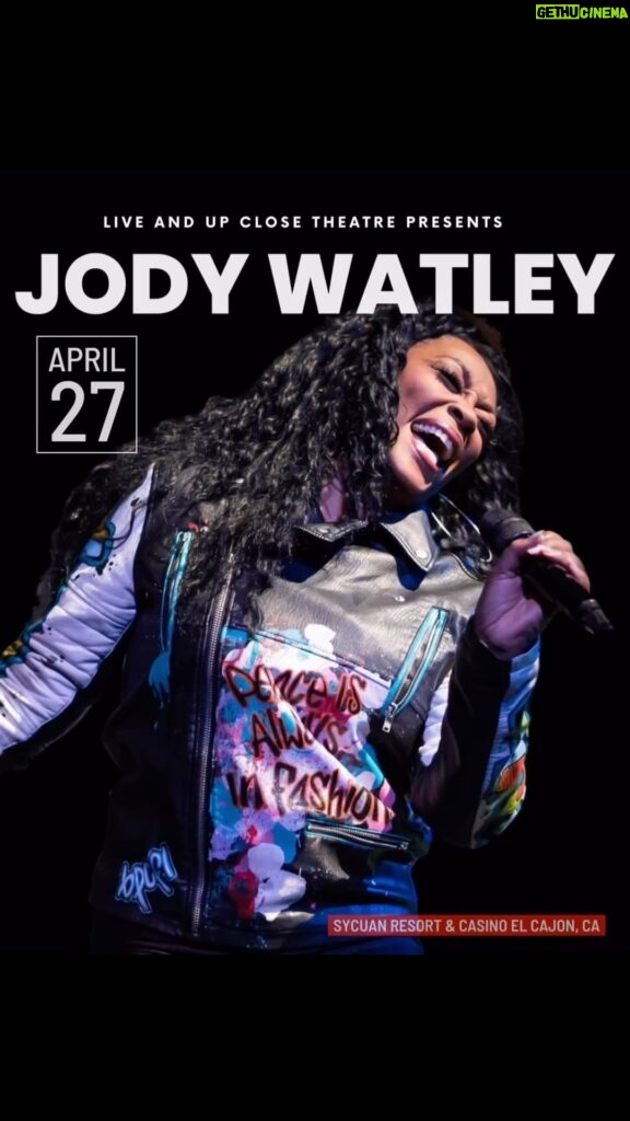 Jody Watley Instagram - I’ll see you Saturday night 4.27. @sycuan_casinoresort ❤️🎶🎤🎉 #JodyWatley #livemusic #saturdaynight