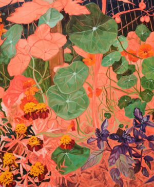 Jordan Casteel Instagram - “Peak Summer” 50 x 40 inches 

@artbasel with @caseykaplangallery 🌞