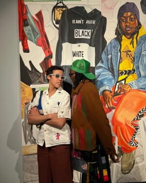 Jordan Casteel Instagram - Last night... There are few words that can express the joy thats spilling over into today. 

I’m beyond grateful to be in this community — not only with the brilliant artists now on view @brooklynmuseum in Giants — but all of us out here making work and committing ourselves to our practice. 

Huge thank you to @aliciakeys and @therealswizzz for embracing us all so wholly. Your vision and commitment is priceless and game changing. 💞

Much appreciation to everyone involved 🙏🏽💫