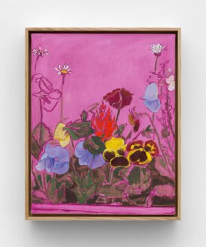 Jordan Casteel Instagram - These incredibly intimate and personal paintings made this summer in my Upstate NY garden are now on view in @caseykaplangallery ‘s physical and online viewing rooms. 

THROUGH DECEMBER 22, 2023

“Jordan Casteel presents a series of seven intimately scaled oil paintings, composed en plein air. Zinnias, nasturtiums and dahlias are rendered true-to-scale and at peak bloom. 

The floral bounties of Casteel’s own cultivated landscape mark the establishment of new routines and relationships within the community of her rural surroundings in Upstate New York. Composed in situ and immersed in the lush gardens of her home, Casteel positions herself on the ground and props the canvas in her lap. With a narrow field of vision, vegetal microcosms of the vast surrounding landscape are isolated. Casteel translates observations with confident and swift brushstrokes in real time rather than documenting on-the-go impressions amid the hustle of daily life in Harlem, NY, to be mapped and painted later. Petals and stems are built up through thick swathes of paint, memorialized in a flick of the wrist.

The tightly cropped compositions call to mind the artist’s ‘subway’ series, an ongoing body of work from 2015 that captures the candid exchange between commuters on the NYC subway. Relatable connections are registered with the informality of a gesture, from overlapping legs to clasped hands. The intrinsic bond between parent and child, projected with an outstretched arm in Within Reach(2019), is paralleled and personified in Garden (Dahlia) (2023). Drooping buds traverse each other, resting their weight on their counterpart to form a living trellis.” 

To view them in the gallery, tell the front desk you’d like to see Jordan Casteel’s Recent Landscapes in the viewing rooms — only after you look at the beautiful @carolinekent1 show. 💞
