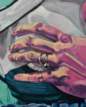 Jordan Casteel Instagram - Nothing like watching things grow — especially lil Roman. 🫶🏽

Elizabeth and Roman | Oil on canvas | 45 x 30 inches | 2024

@elizabethkarpevans @adam.turnbull @pacific_pacific

@friezeofficial LA @caseykaplangallery A10