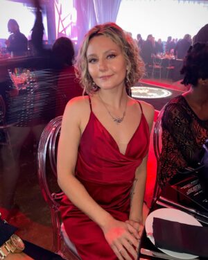 Jordan Todosey Instagram - Congratulations @degrassi on your induction into the @cwofame ~ it was an honour to be there with my Degrassi family to celebrate this exciting evening for @motherofalldegrassi & @stephenstohn ✨With many inspirational, talented and influential Canadians in attendance, this was a night to remember! 🇨🇦 

@cadillac_canada #cwof25th #cwof25thanniversary #degrassi #canadianartist #canadathrives