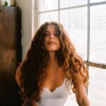 Jordan Clark Instagram - I’m literally swimming in hair these days... Thank you @eatenbyflowers you’re just soooooo good!! Ps. The curls are making a come back 💋
