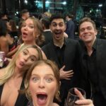 Jordan Clark Instagram - Had the most fabulous time with @kinomakesmovies last night. You guys really know how to throw an event on a Wednesday night. Congratulations to all the beautiful shorts films and to the Kino team. I also want to say thank you to @catherineregehr for the absolutely drop dead gorgeous dress. So happy to be representing a canadian designer ❤️