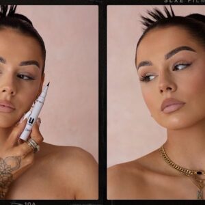 Jordan Lipscombe Instagram - dreamy shooting with @utanofficial for their new world first freckle & contour pen!

creates easy natural buildable freckles that are unique to your skin tone , you can overline your lips & contour your nose with a beauty sponge (demos hitting my youtube soon!) once developed it's water resistant, long lasting & wear with or without makeup, whatever your vibe is *adds to basket* lets be utan pen twins x x x #utanpen AD