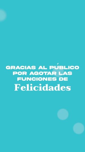 Jorgelina Aruzzi Instagram - Gracias al público por elegirnos!!!FELICIDADES 🙌 

Funciones de jueves a domingo. Comprá tus entradas en @plateanet o en la boletería del @elnacional. Con tarjetas GALICIA VISA 15% de Descuento y hasta 6 cuotas sin interés.