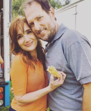 Jorgelina Aruzzi Instagram - Que bello trabajar contigo @soyandresparra #losprotectores @starplusla @disneyplusla