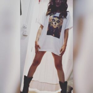 Jorgelina Aruzzi Instagram - Me encantan las remeras de @kishka.ok con sus diseños exclusivos .
--->llévate el que más te guste <---