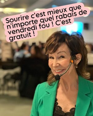Josée Boudreault Instagram - C’est vendredi fou, Noël approche, c’est plein de gens pressés sur les routes.  Une personne nous coupe, nous klaxonne, on devient impatient nous aussi, on coupe et klaxonne à notre tour. 

Pourtant nous avons un choix. Nous pouvons attraper ce virus de négativité et le transmettre aux autres, contribuant à cette pandémie de mauvaise humeur ou nous pouvons décider de freiner le virus. De prendre une grande respiration, sourire malgré tout, et ne pas contaminer d’autres personnes qui sont seulement coupables d’avoir croisé notre chemin au mauvais moment.

Sourire c’est mieux que n’importe quel rabais de vendredi fou. Ça ne coûte rien! 
Ça nous fait du bien et ça fait du bien aux gens qui croisent notre chemin. 

C’est vendredi. Souriez 😃