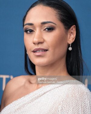 Joséphine Jobert Instagram - Stylist : @auroredonguy 
Dress : @giorgioarmani x @swarovski 
Hair : @marine.mb447 
Make up : @m_mak.eup