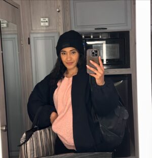 Joséphine Jobert Instagram - Selfie loges / Trailer selfies