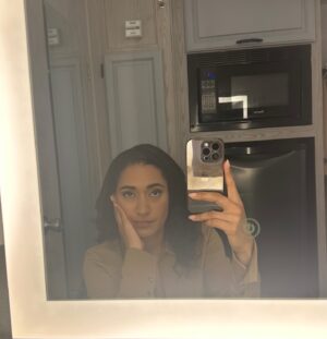 Joséphine Jobert Instagram - Selfie loges / Trailer selfies