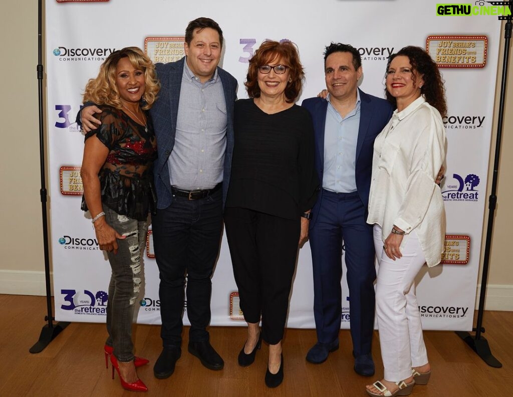 Joy Behar Instagram - Thanks to my pals @therealactualtony, @macantone, #SusieEssman & #DarleneLove who took a stand against domestic violence and helped us raise money for theretreatinc.org