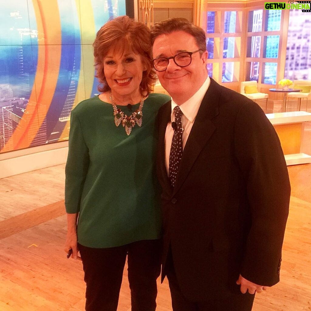 Joy Behar Instagram - For those interested, my necklace is from J.Crew...and the man on my arm is the talented Nathan Lane ❤️