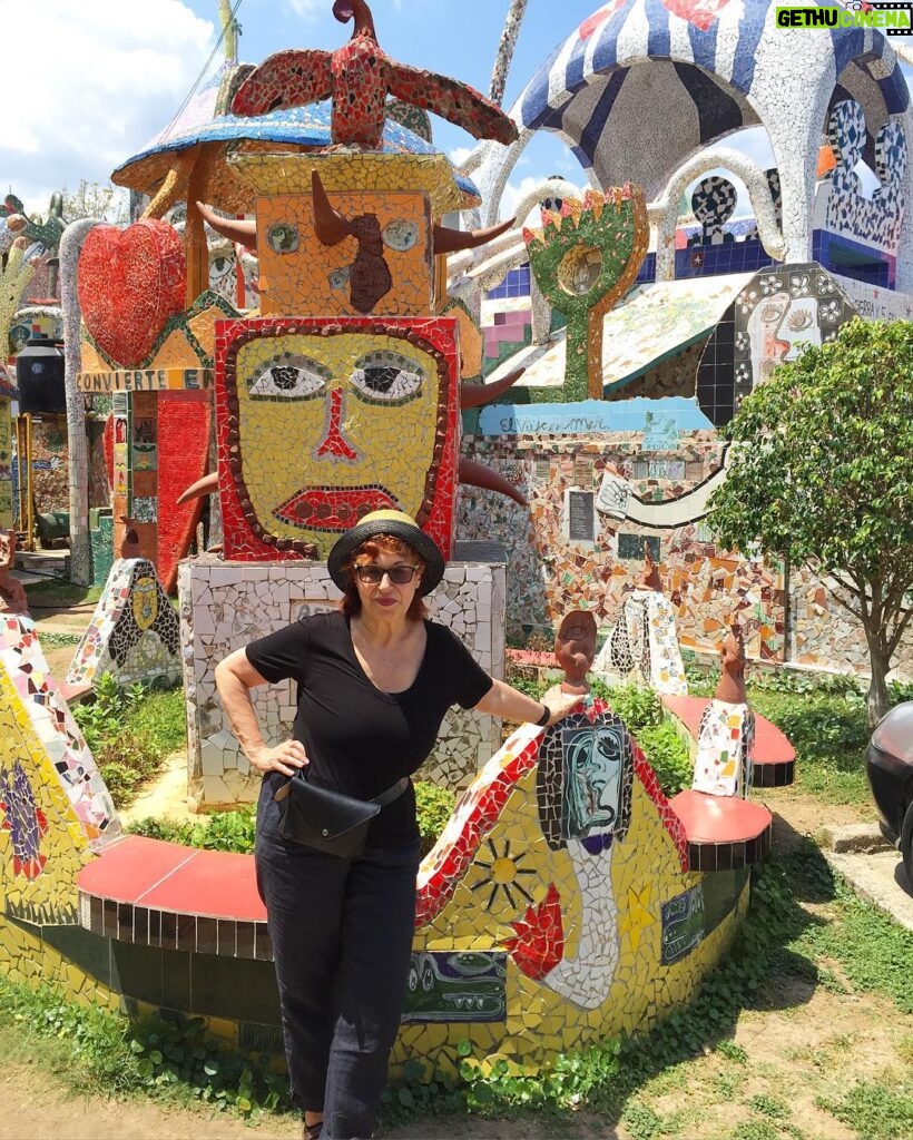 Joy Behar Instagram - This is an entire neighborhood in Cuba made of ceramic - done by the artist Jose Fuster.