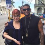 Joy Behar Instagram – Ran into @usher during my trip to Cuba! He’s adopting a school down there.