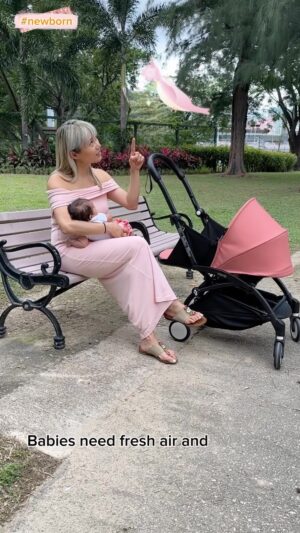 JuJu Chan Instagram - After spending a month together, we had our first mother-daughter date at the park 💕

Stroller:  @yoyostrollers @mothercarehongkong 
The YOYO² stroller folds and unfolds in a moment, can be worn over the shoulder and tucks in anywhere. 💕

#newborn #motherhood #parenthood #stoller #baby #babystroller #yoyostroller #mothercare #mothersdaughter #newmom #媽媽日常 #新手媽媽  #母女