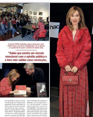 Judite Sousa Instagram - Os meus olhos traduzem a palavra carinho. Foi assim em Lisboa documentado nesta reportagem da revista LUX ( hoje). Sabia que mantinha com a opinião pública um forte vínculo emocional. O livro veio validar essa convicção. Vamos ver como será no Porto. Estou a contar os dias para me encontrar no Porto com os meus leitores#@revistalux