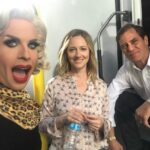 Judy Greer Instagram - The selfie of the century with Mr. Michael Shannon and @katya_zamo. What an incredible combination of people. This was a handful of years ago shooting Room 104. #Room104 #michaelshannon #jayduplass #markduplass #HBO #HBOMax #katyazamolodchikova #watchonhbo #throwback