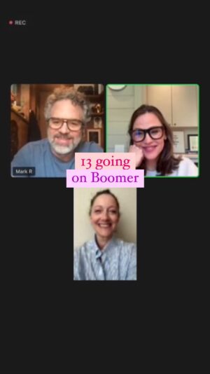 Judy Greer Instagram - #13GoingOn30. Twenty years. We are three Boomers braving zoom—because we want to thank you. 👴👵👵 To every person who has loved this movie along with us: Thank You. We see you, we appreciate you and we love you back. Forever thirty, flirty and thriving! 💕